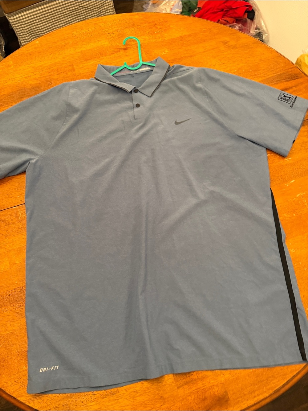 Nike TW Tiger Woods Men’s Light Blue Dri-FIT Polo Shirt xxl